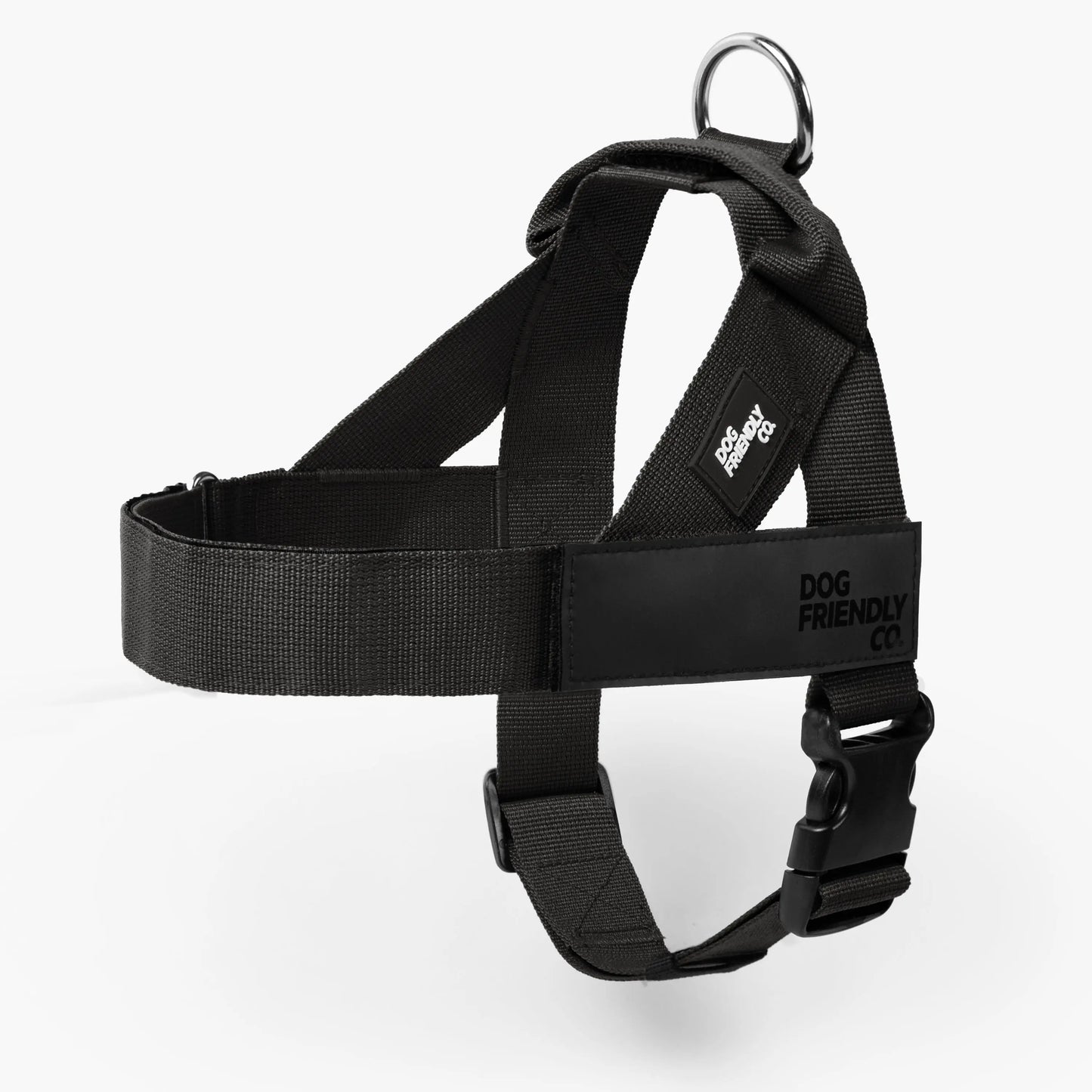 Dog Friendly Co. Walking Harness - Easy-To-Fit No-Pull Design, Chafe-Resistant Lightweight Straps, Adjustable Straps for Perfect Fit - Secure Walks, All-Day Wear Comfort - Simple Clip for All Dogs