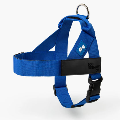 Dog Friendly Co. Walking Harness - Easy-To-Fit No-Pull Design, Chafe-Resistant Lightweight Straps, Adjustable Straps for Perfect Fit - Secure Walks, All-Day Wear Comfort - Simple Clip for All Dogs