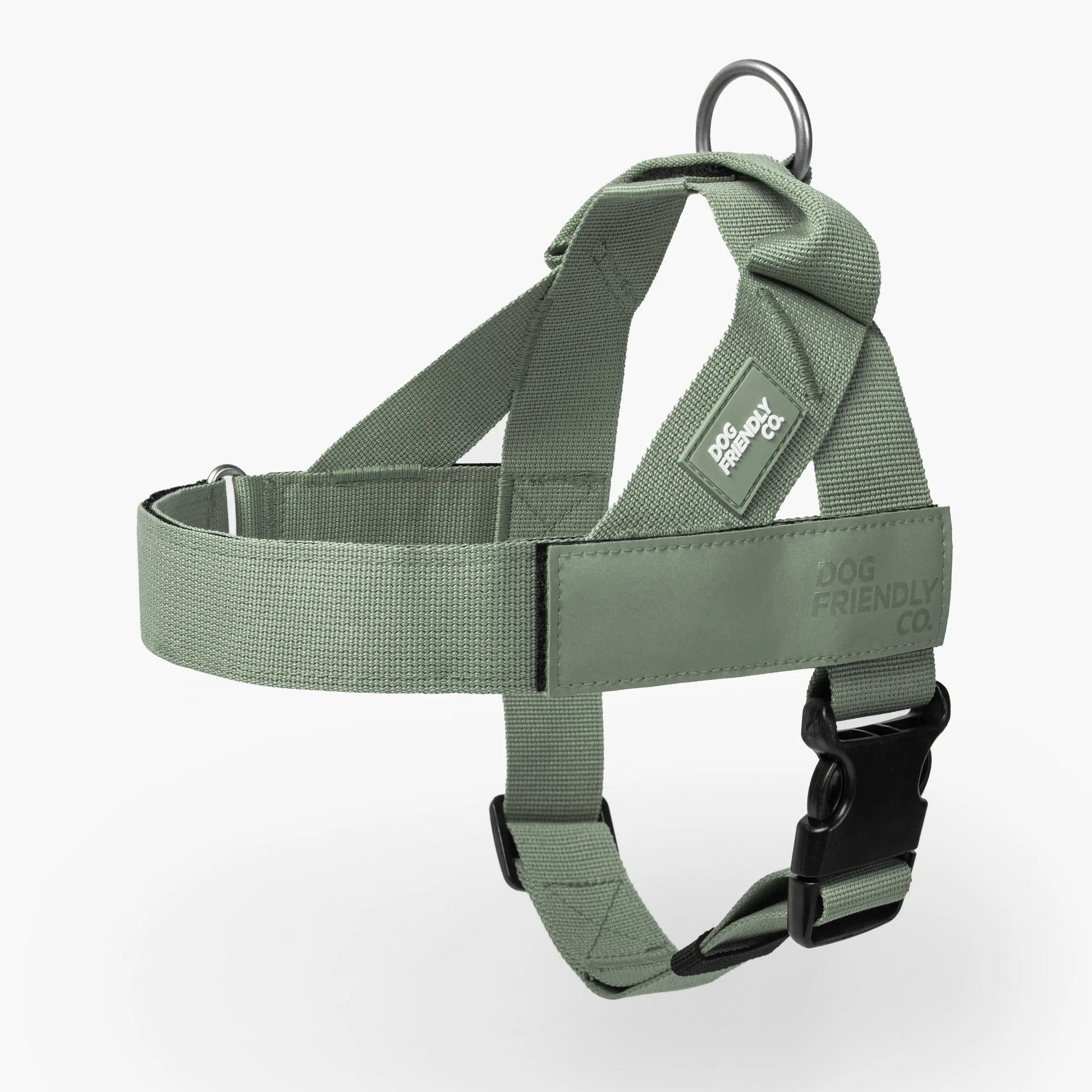 Dog Friendly Co. Walking Harness - Easy-To-Fit No-Pull Design, Chafe-Resistant Lightweight Straps, Adjustable Straps for Perfect Fit - Secure Walks, All-Day Wear Comfort - Simple Clip for All Dogs