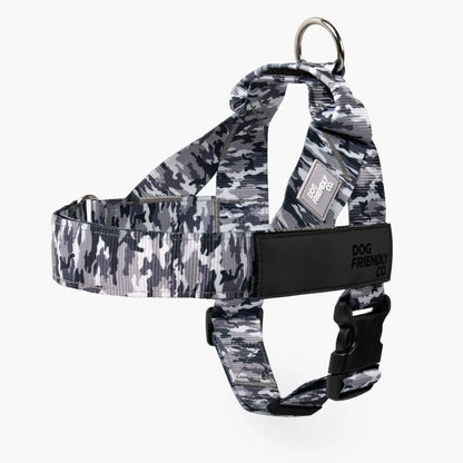 Dog Friendly Co. Walking Harness - Easy-To-Fit No-Pull Design, Chafe-Resistant Lightweight Straps, Adjustable Straps for Perfect Fit - Secure Walks, All-Day Wear Comfort - Simple Clip for All Dogs