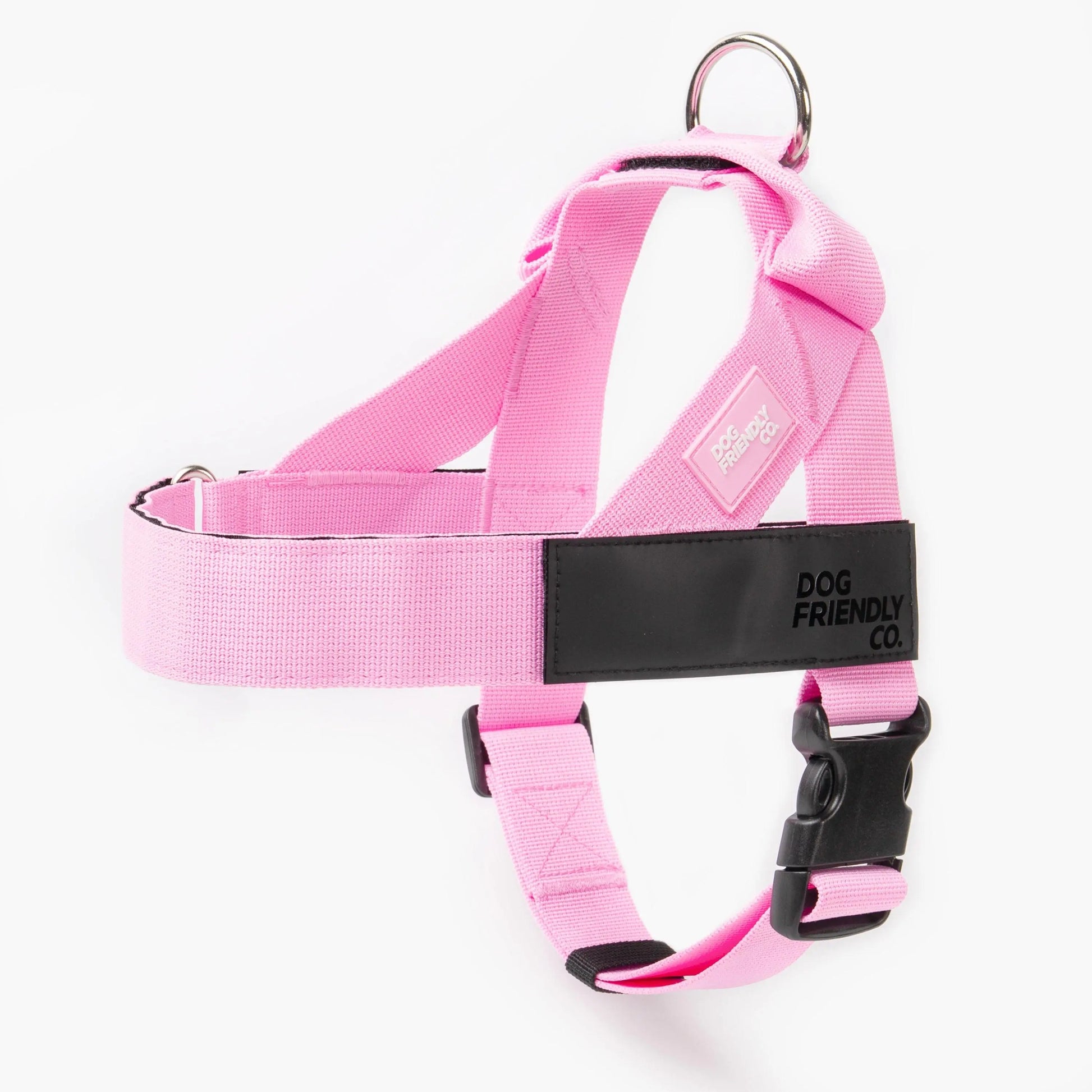 Dog Friendly Co. Walking Harness - Easy-To-Fit No-Pull Design, Chafe-Resistant Lightweight Straps, Adjustable Straps for Perfect Fit - Secure Walks, All-Day Wear Comfort - Simple Clip for All Dogs