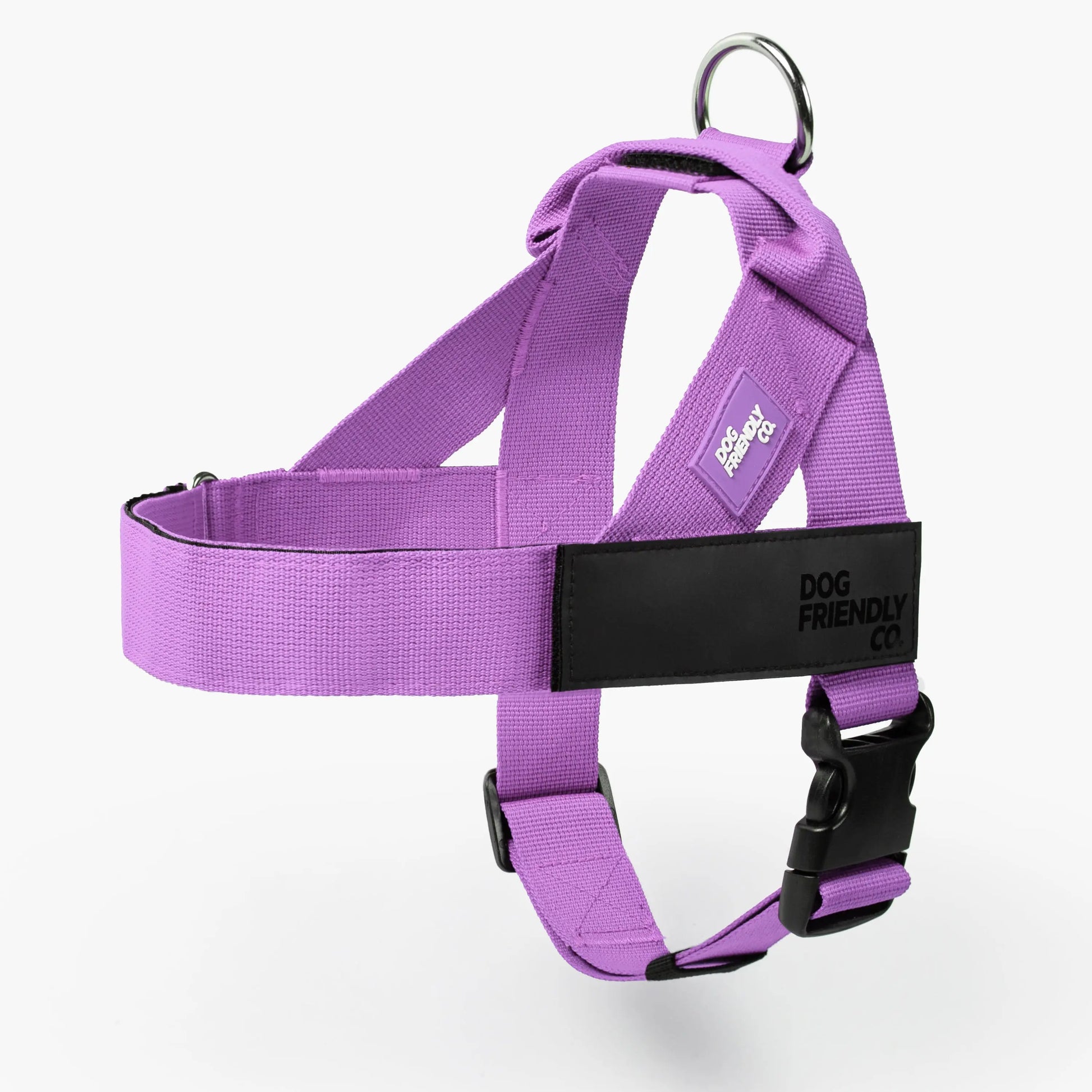 Dog Friendly Co. Walking Harness - Easy-To-Fit No-Pull Design, Chafe-Resistant Lightweight Straps, Adjustable Straps for Perfect Fit - Secure Walks, All-Day Wear Comfort - Simple Clip for All Dogs