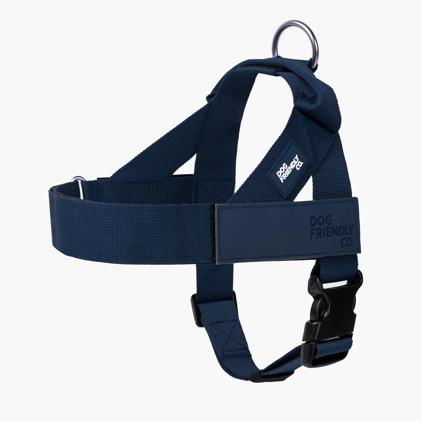 Dog Friendly Co. Walking Harness - Easy-To-Fit No-Pull Design, Chafe-Resistant Lightweight Straps, Adjustable Straps for Perfect Fit - Secure Walks, All-Day Wear Comfort - Simple Clip for All Dogs