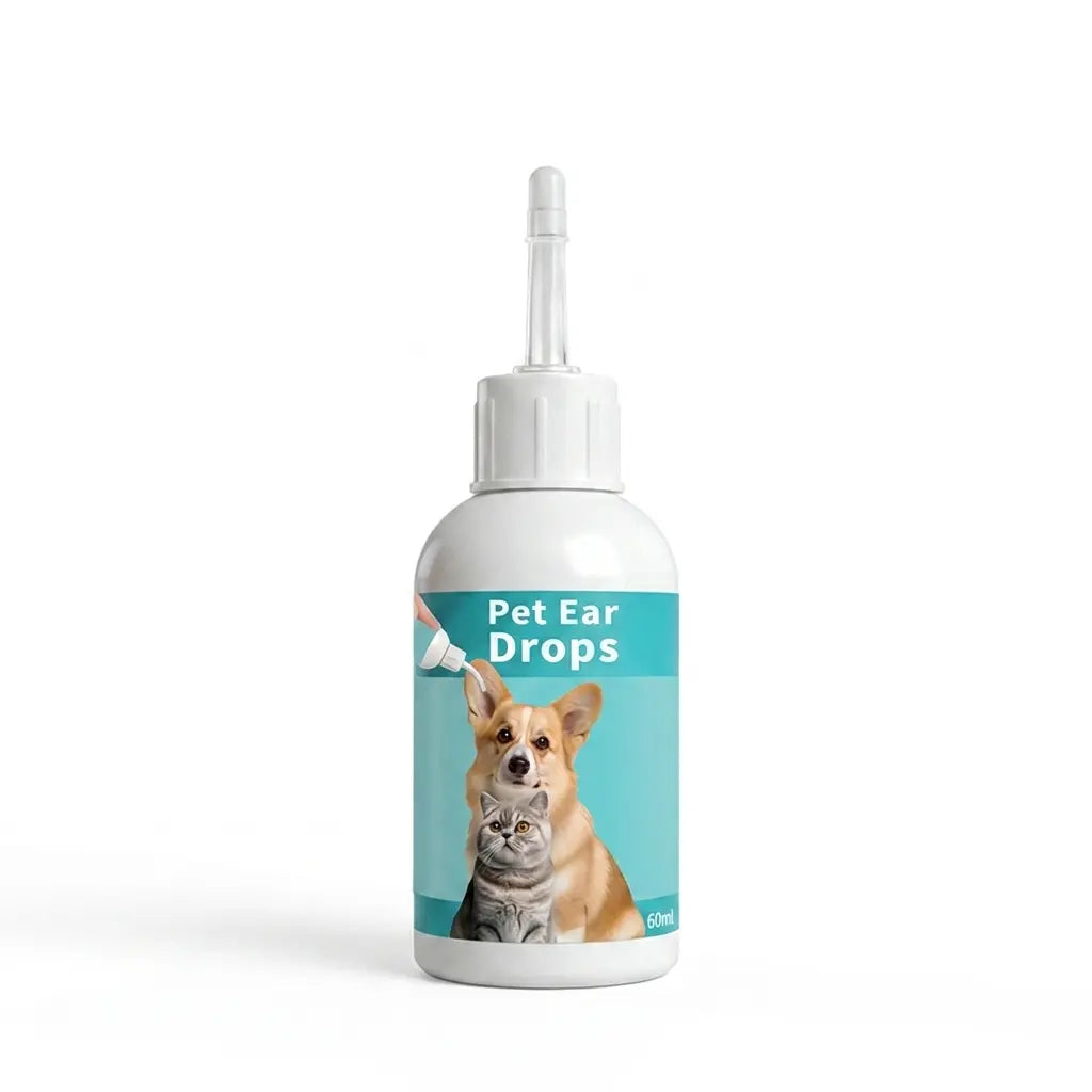 Pet Ear Wash Solution for Cats & Dogs — Ear Cleaning Liquid, Ear Drops, Ear Care
